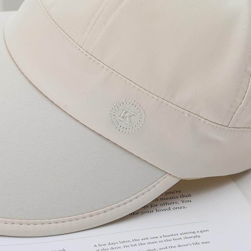 Zama Tail Fisherman Sun Protection Hat Women'S Summer Plus Brim Empty Top Casual Sun Hat Vinyl Sun Hat