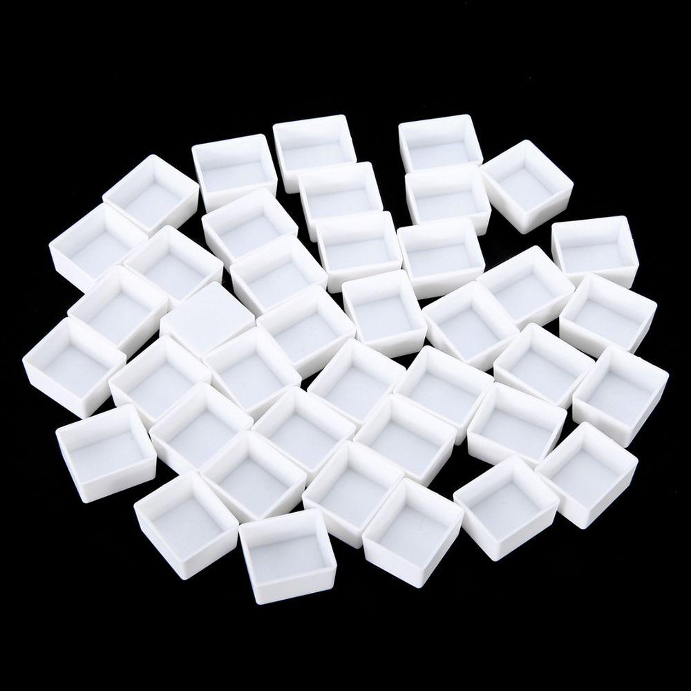 Empty Full Pan Half Pans Plastic Watercolor Paint Grid Painting Supplies Paint Palette Art Supplies