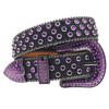 Punk European and American Diamond Inlaid Belt High-end Pin Buckle Full Diamond Sequin Hip-hop Decoration Nightclub Belt Women