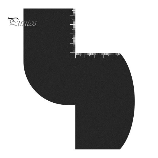 

1 шт./1 набір Картка для корекції лінії росту волосся перукаря з індикатором вимірювання Інструмент для формування лінії бороди Чоловічий шаблон лінії росту волосся Тример для бороди, окантовка B