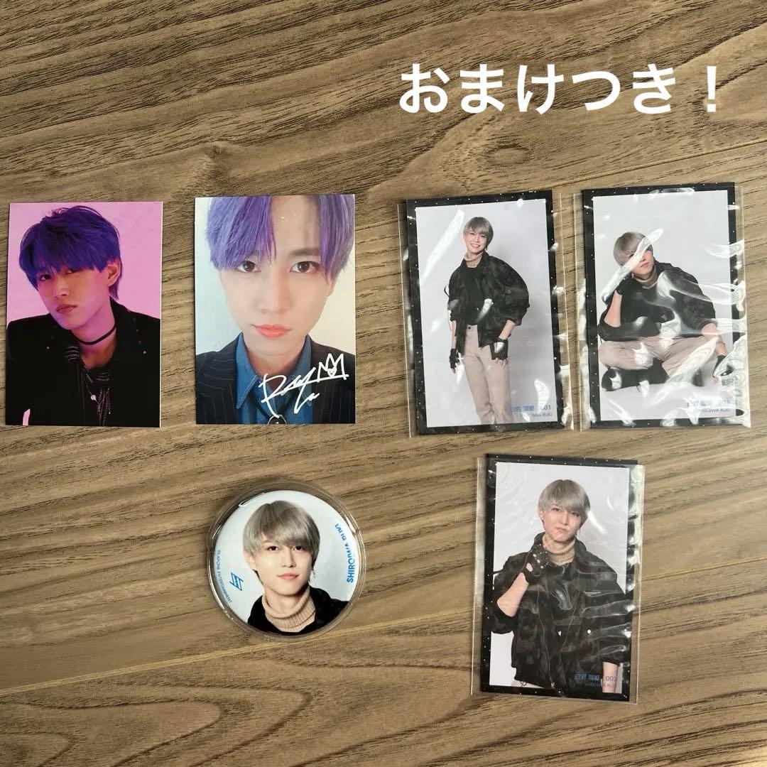 

[ИСПОЛЬЗОВАННЫЙ] JO1 Ruki Shiraiwa Ruki Infinity Trading Card Set of 6 Can Badge