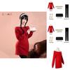 Spy×family Yor Forger Cosplay Kostüm Kleid für Halloween und Karneval