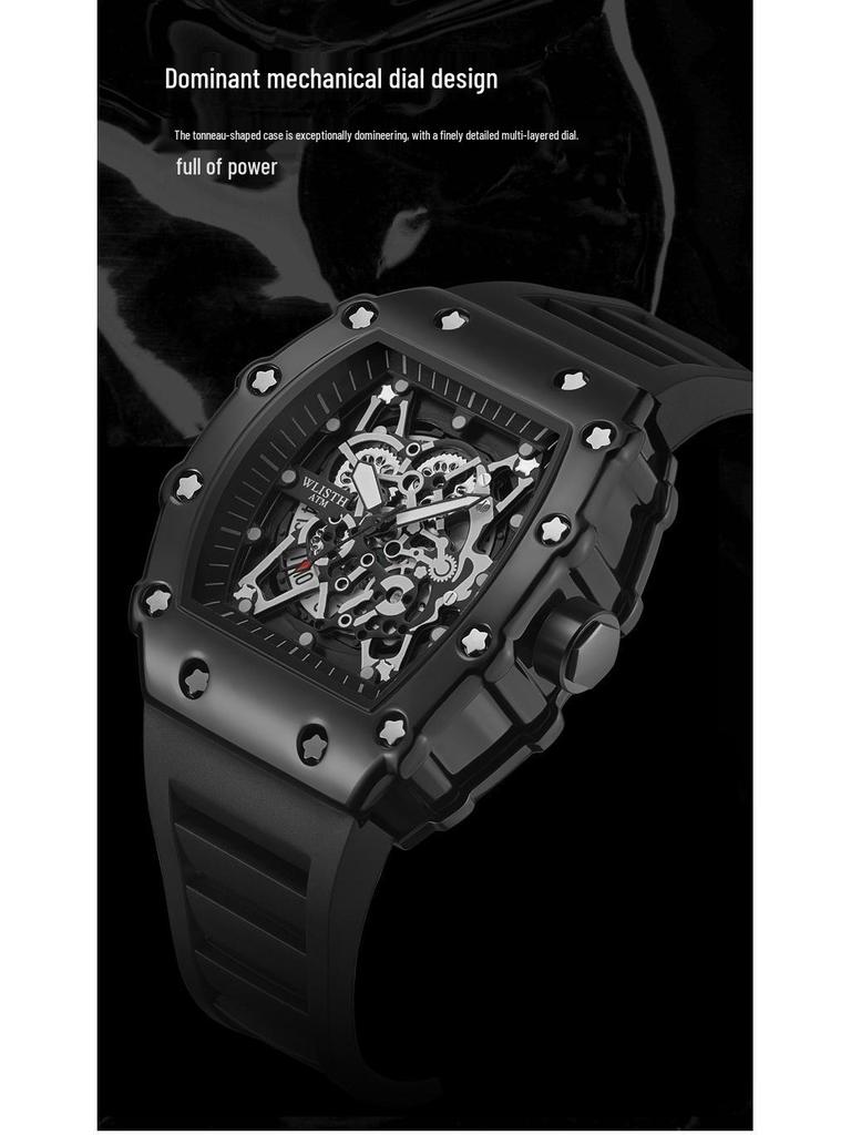 Large Dial Luminous Waterproof Quartz Watch - Men's Trendy Student Timepiece