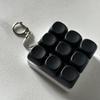 9 Tasten Tastatur Taste Spielzeug Party Stressabbau DIY Fidget Knopf Tastenkappe Fidget Schlüsselanhänger Tastatur Schlüsselanhänger Spielzeug Finger Tastatur