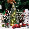 5pcs Christmas Decoration Christmas Tree Pine Tree with Wooden Base for Home Decor Xmas Party New Year New Year 2027 Ornament