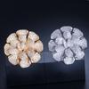 J0094 Micro-Set Zircon Flower Ring, Banquet Dress Women'S Accessories
