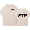 2026 Ftp Printed T-shirt Clothing and WoHarajuku Rap Styles Music Short Sleeve Casual Clothes Summer T Shirt