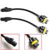 NHAUTP 2Pcs For Toyota Corolla Camry Prius Yaris Vios Levin CHR Fog Lights Conversion Cable H11 Male To L1B Female adapter plug