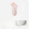 Women's Summer Thin Mesh Breathable Massage Bottom Sweat Absorbing Deodorizing Short Cotton Socks