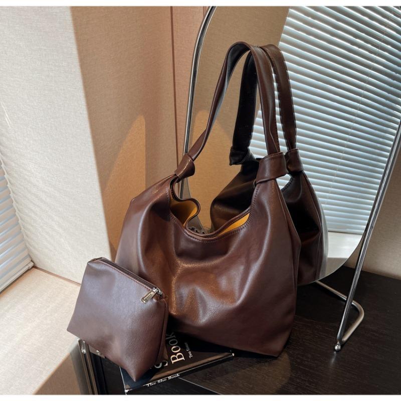 Premium sense tote bag, college student commuting, premium sense big bag, women's new large-capacity mother and child shoulder bag