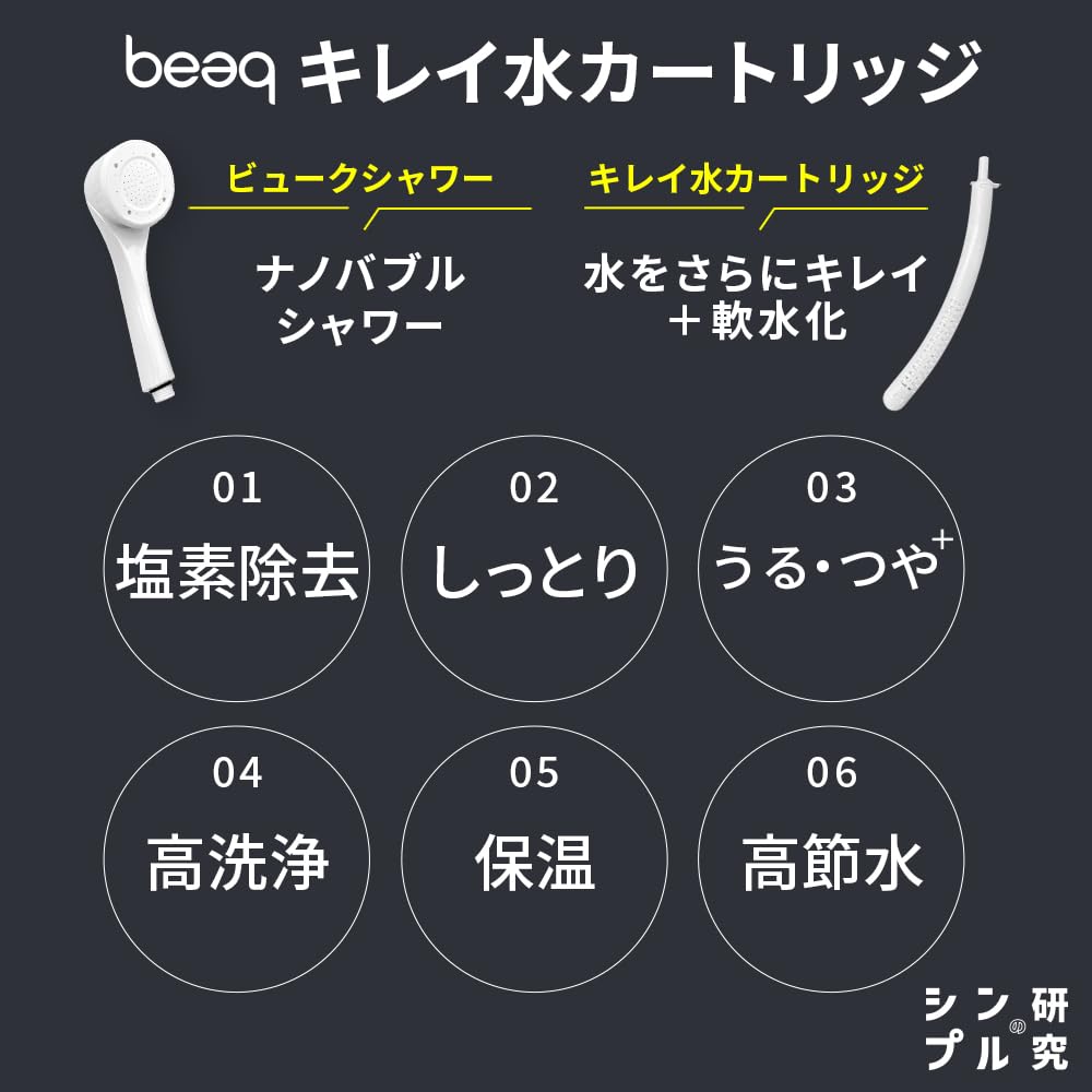 Pieces In Shower Head University Joint Research Made In Removal Soft Water Water Pressure Nano Buke Shower Power Washing Feeling MAX Strong Dream Bank