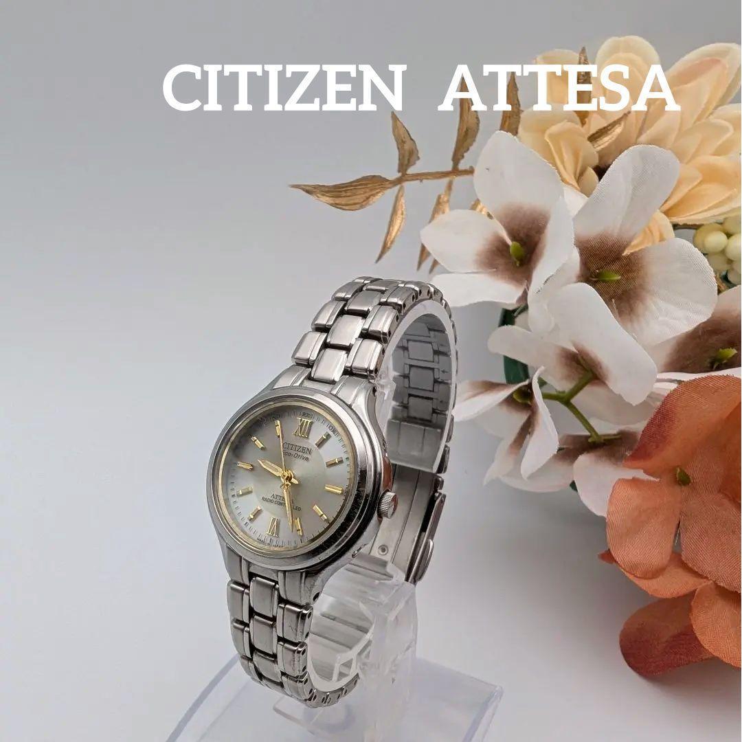 [Good Condition] CITIZEN Citizen Eco Drive Atessa Radio Solar