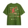 Li-Ning Minimalist Versatile Fashion Letter Print Loose Short Sleeve T-Shirt Men Tops Pine-Green AHSU825-2