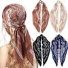 70×70cm Women's Print Scarves Lightweight Hijab Fashion Shawl  Daily Wear