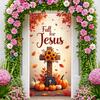 Harvest Banner Seasonal Decor Thanksgiving Banner Fall For Jesus Banner Fall Theme For Harvest Festival Thanksgiving Celebration