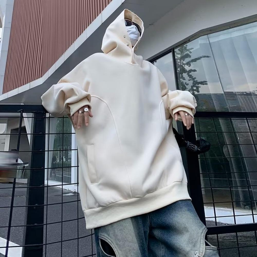 Breasted sweater men's spring, autumn and winter, new, top high street hooded jacket trendy brand