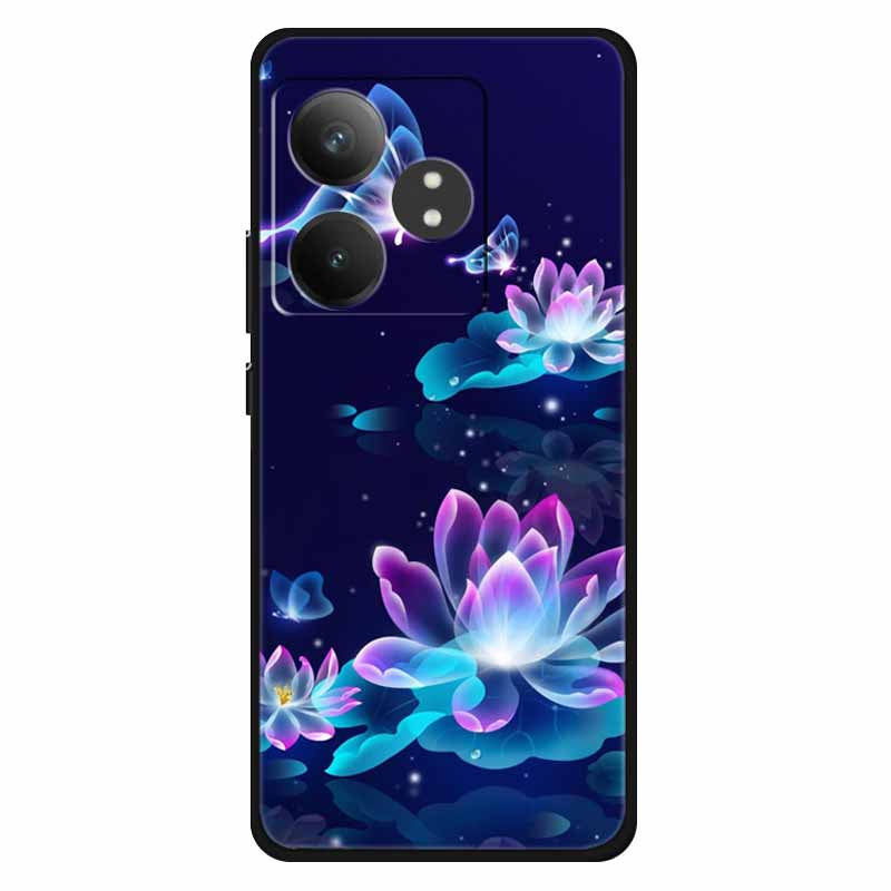 Funda For Realme GT 6T / GT 6 Cases Silicone Planet Painted TPU Soft Phone Back Cover For RMX3853 Protective Coque RMX3851  GT 6