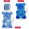 Galleggiante Gonfiabile Piscina a Forma di Orso PVC Tavola Galleggiante Portatile Tavola da Surf Gonfiabile Estate Spiaggia