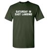 Samstag in East Lansing - Football Saturdays Sport T-Shirt - Wald