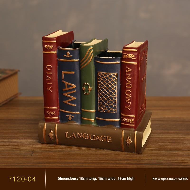 Resin Violin Classic Pen Organizer For Desktop Decoration In Living Study Room