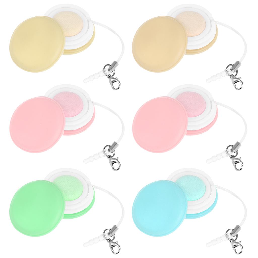 6Pcs Mobile Screen Wiper Eyeglasses Lens Cleaning Cloths Portable Phone Glasses Cleaner Screen Wiper Mobile Hanging Decor