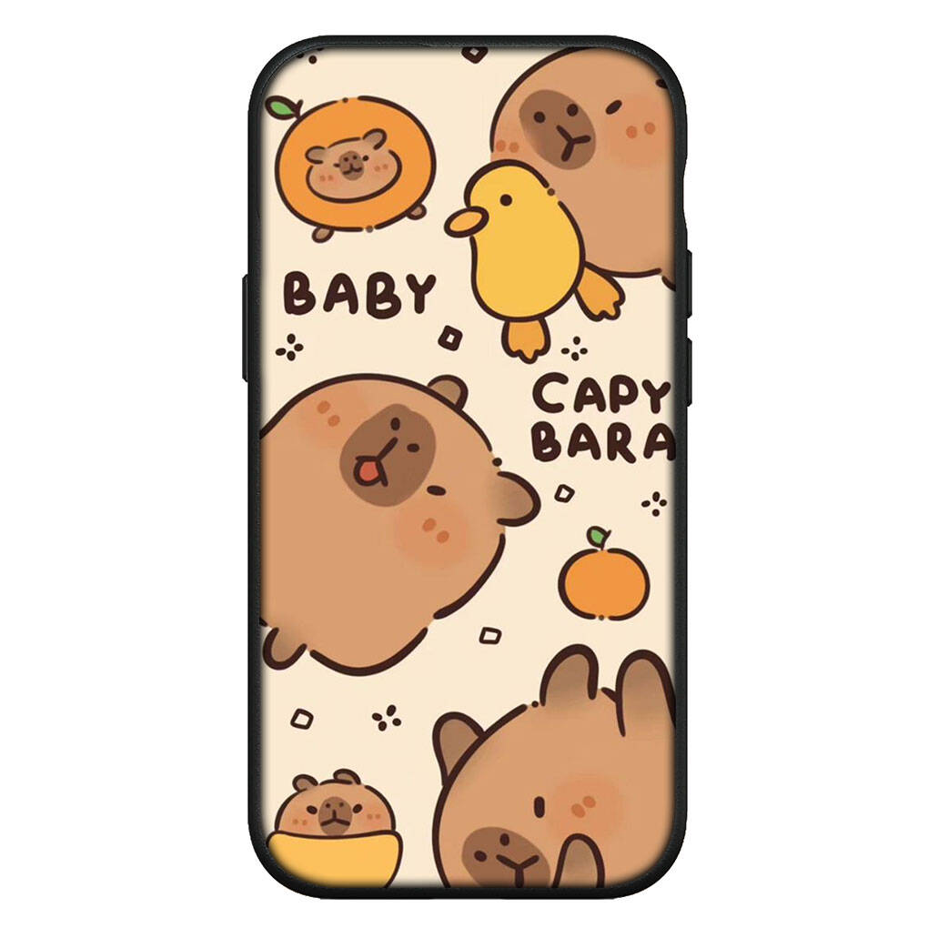 

for Samsung Galaxy S25 S24 S23 S22 S20 S21 Ultra FE Plus A17 A37 A57 A56 A55 A06 A16 A15 A36 A26 A35 A05 A25 A54 A34 Phone Case Anime Capybara Cover for Redmi Note 10S аеро