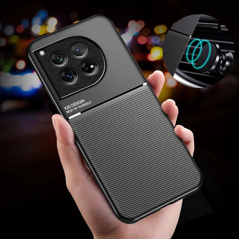 For OnePlus 12 Case Protective Cover One Plus 11 11R 10T ACE 2 3 Pro Nord CE 3 Lite N30 Car Magnetic Holder Phone Coque Fundas