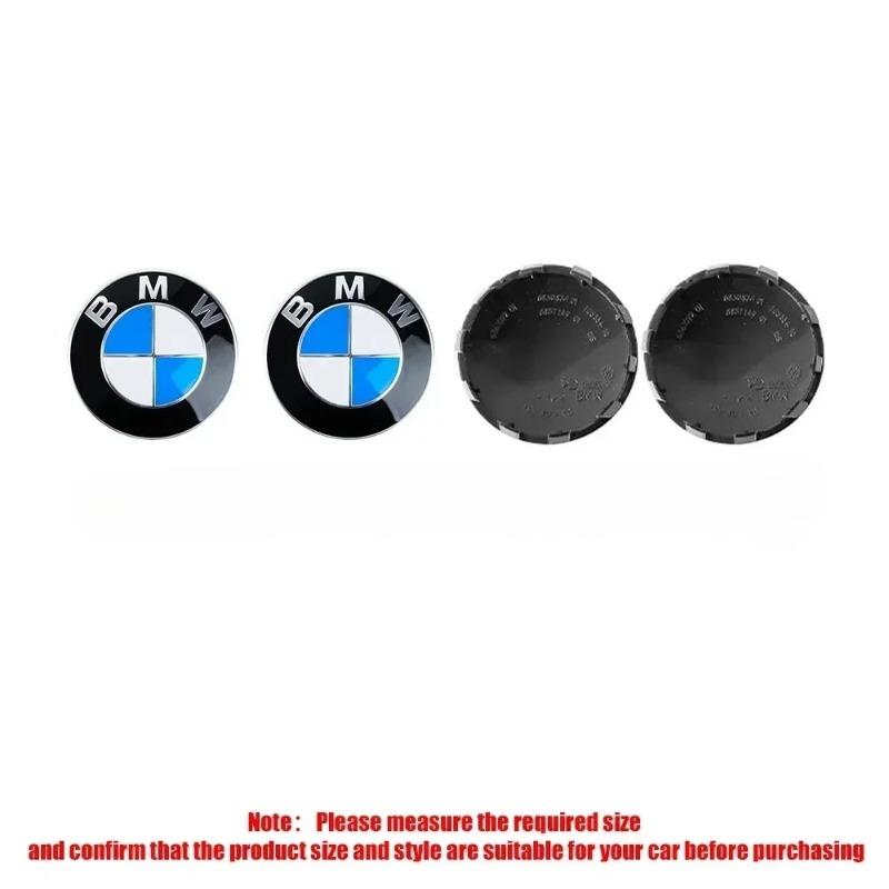 4 PZ 56/68mm Logo in ABS Per Coprimozzo Automobilistico Per BMW 50° Anniversario Nuova X1 X3 X5 X7 Serie 1 2 3 5 7 Raccordi Centrali Ruota.