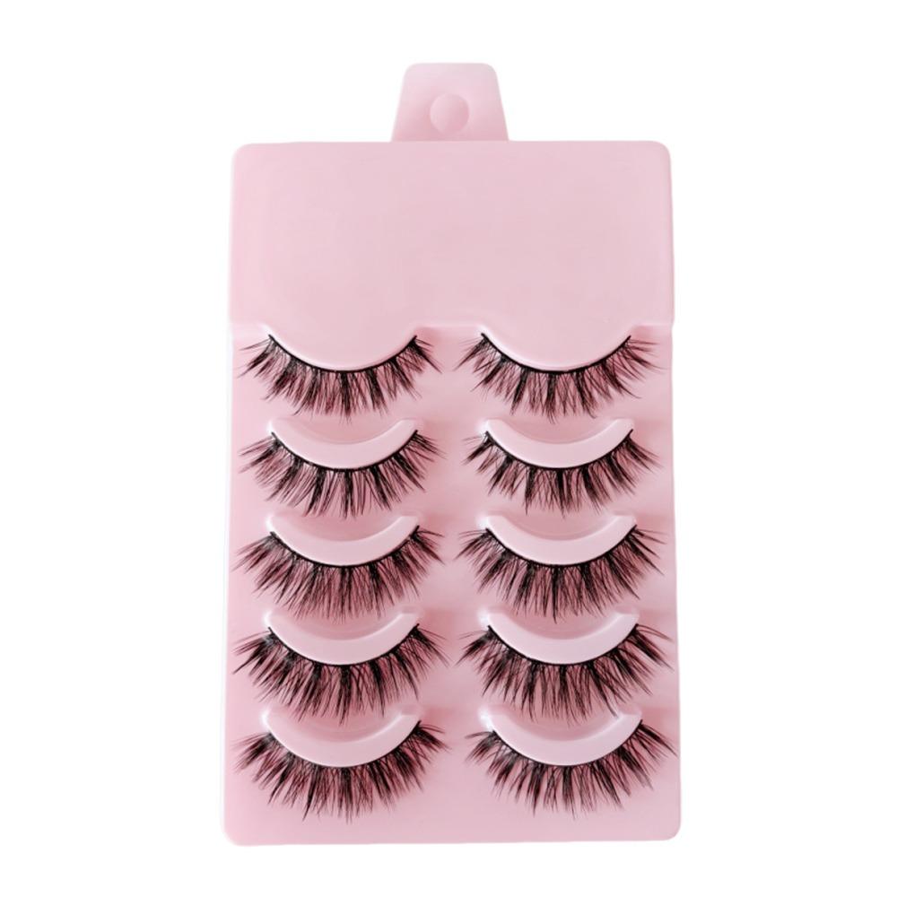 5/10 Pairs Soft False Eyelash Extension Dramatic Mink Eyelashes Beauty Faux Cils  Eyelash Extension