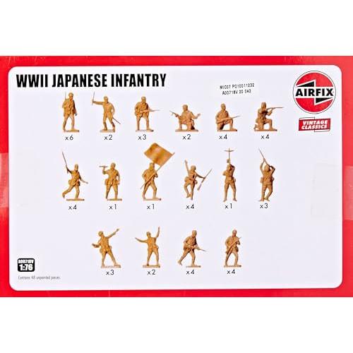 Airfix 1/76 Japanese Army Soldier Plastic Model X-0718V Molded Color