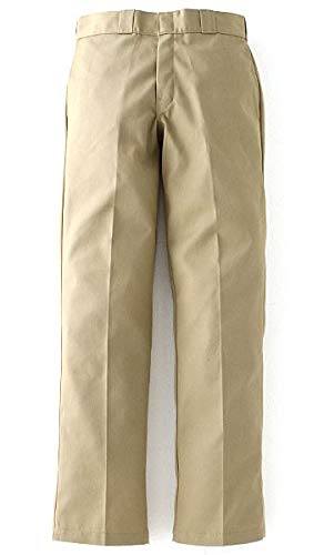 Dickies Official 874 Work Pants (29 Waist, 30 Length, Khaki) [Parallel Import]