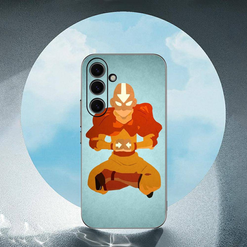 

A-Avatar the Last A-Airbender Luxury Black Phone Case For Samsung Galaxy S23 S24 S25 Ultra S22 Plus S21 SamsungS24ULTRA