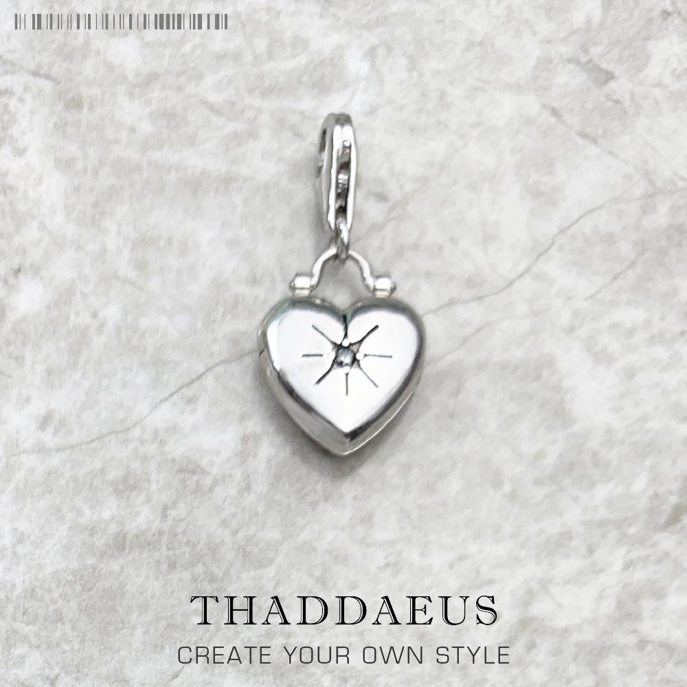 Charm Pendant Heart Locket,Europe Accessories Vintage Jewelry For Women Gift 925 Silver