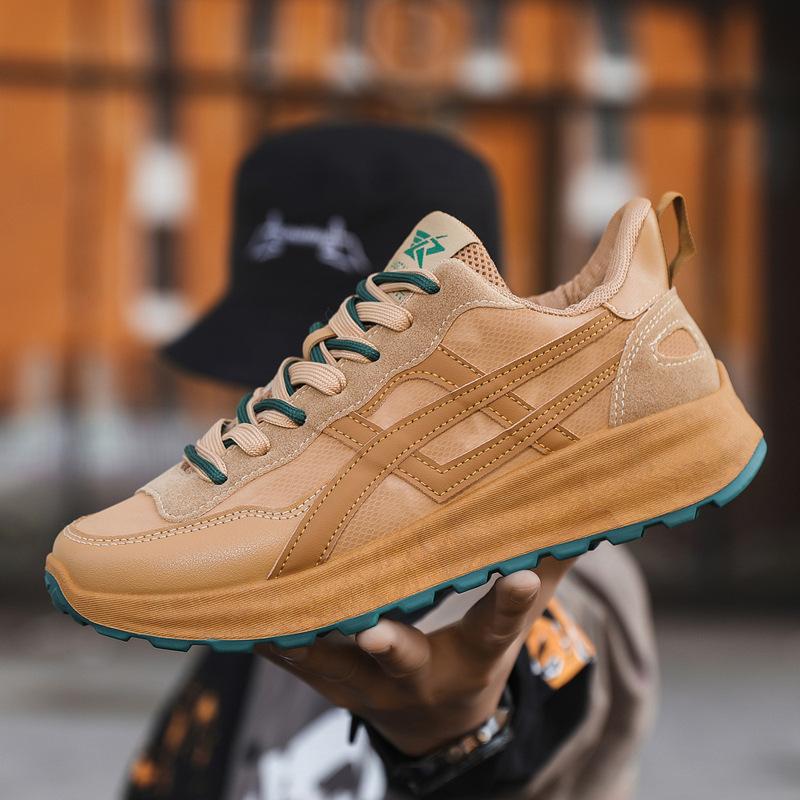 2025 trendige neue Herrenschuhe Mode lässig weiche Sohle leichtgewichtige Paar Papa Schuhe dicke Sohle erhöhend Sportschuhe Damenschuhe