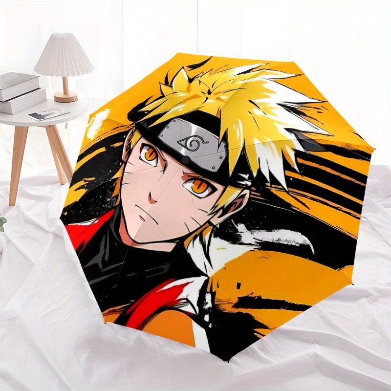 1pc Naruto Uzumaki Windproof Automatic Umbrella, Lightweight for Women/Men, Perfect Christmas Gift a0811226
