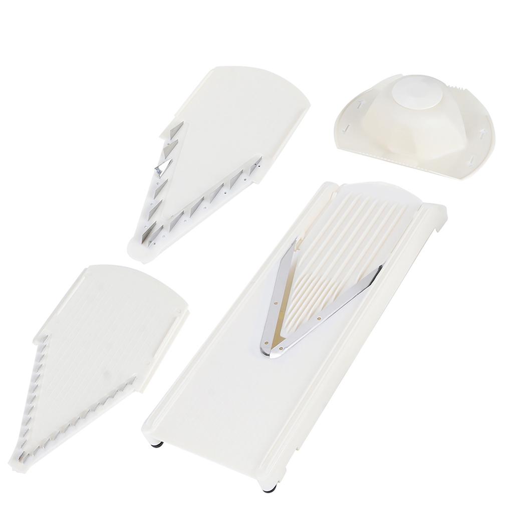 Multifunktionale Haushalts-V-förmige Reibe Schneidschneider mit Handschutz Klinge aus Edelstahl