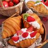 Convenient Fake Soda Bread Exquisite Artificial Bread Simulation Croissant Bread  Home Decoration