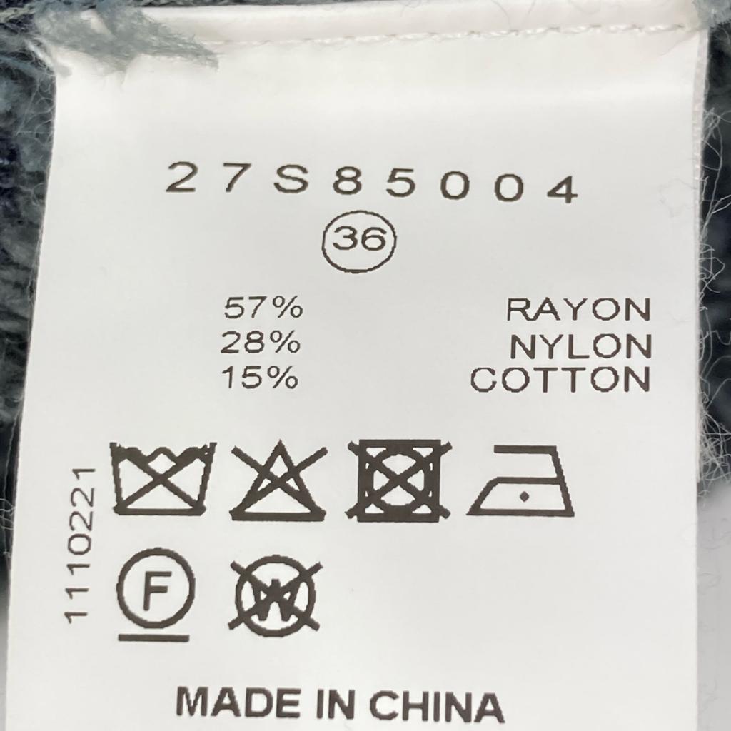 IRENE 25 Years Charcoal Gray 27S85004 Tweed Knit Dress Dress 36 Charcoal grayUsed