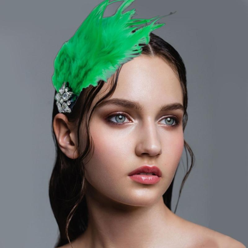 Cocktails Party Accessories Headband Cosplay Costume Flapper Women Music Festival Feathered Hairband Carnivals Headdress
