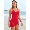 swimsuit skirt style mesh popular one-piece swimsuit