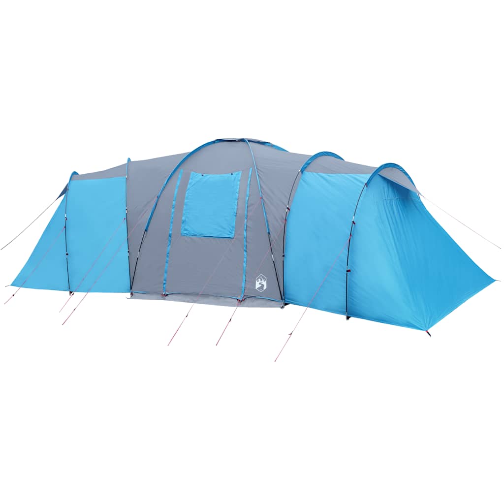 Vidaxl Tenda Familiare, a Cupola, 12 Persone, Blu, Impermeabile