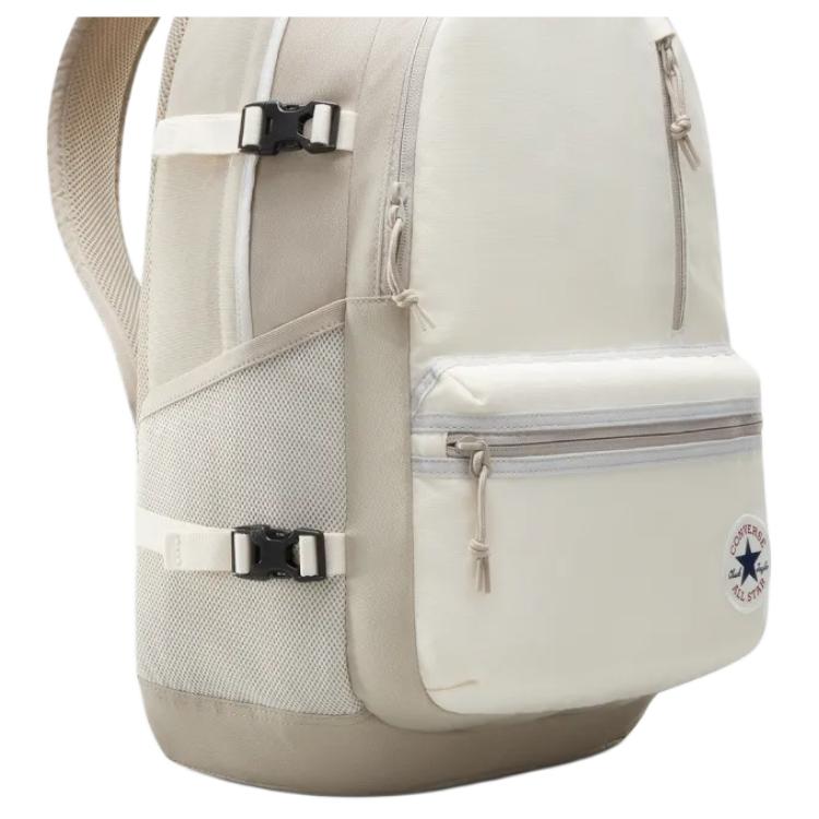 New Converse Straight Edge Polyester Backpack Unisex Brown 10026647-A12