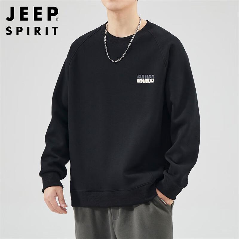

JEEP SPIRIT Men s Crew Neck Long Sleeve Sweatshirt XL