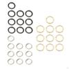 10pcs Round Carabiner Metal Spring Key Ring,Spring Snap Hooks Clip,Spring Keyring Buckle, for Purses