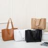 Single Shoulder Bag, Niche High-end Capacity Tote Bag, Women's Large Commuting Bag, New Casual Big Bag, Autumn And Winter Soft Leather Feeling