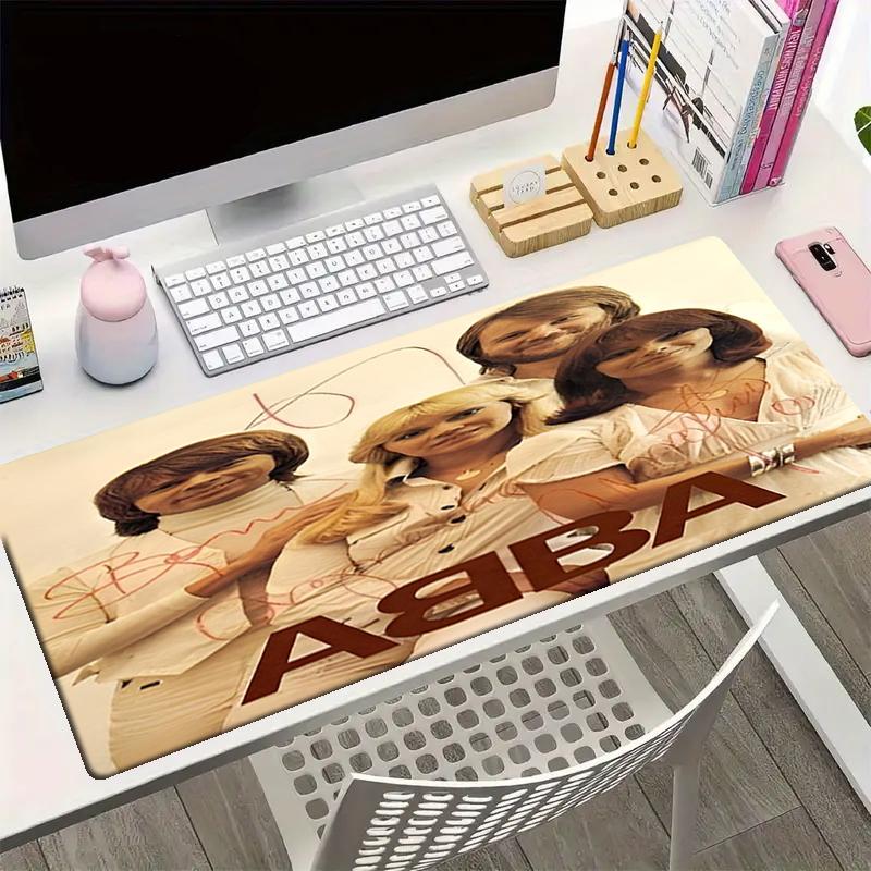 ABBA Theme Mouse Pad, Non Slip Rubber Base, Multifunctional Office & Home Decor, Perfect for Workspace Personalization.