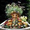 Fairy Tale Garden Stake 2D Flat Acrylic Decorative Stake Weatherproof Goddess Fairy Decoration with Stake for Home Patio Outdoor Decoration
