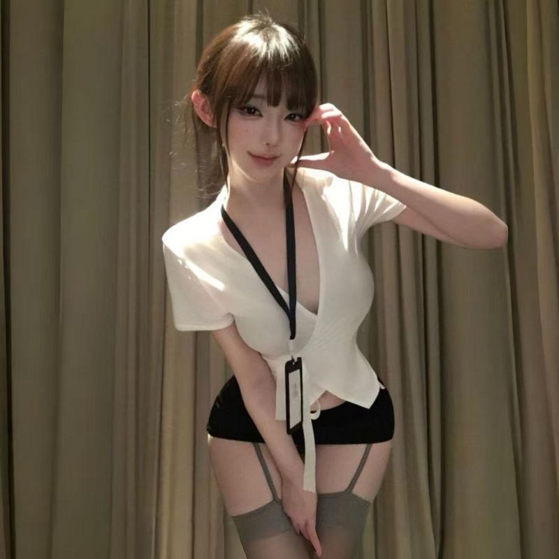 Fun underwear full-time secretary royal sister cos dress sexy flight attendant pajamas shirt uniform temptation work clothes nightclub