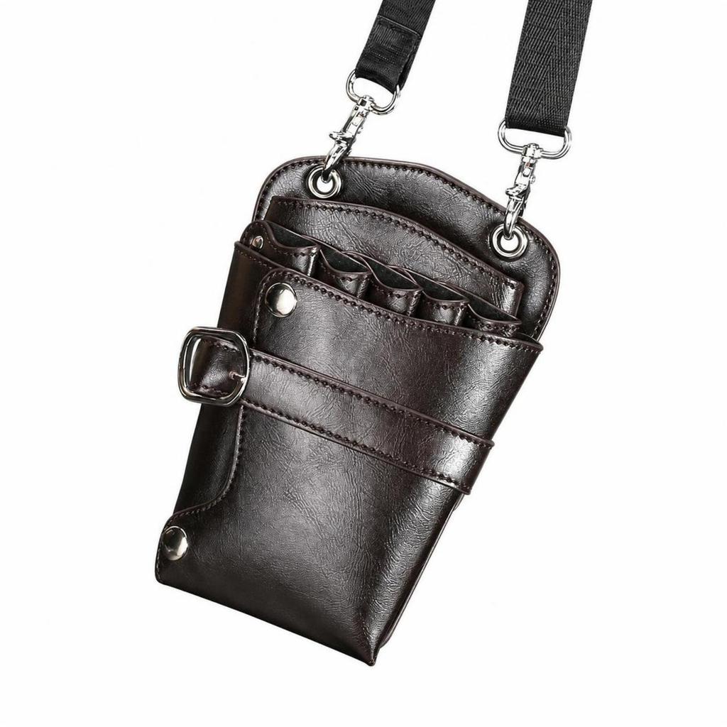 Pouch with Shoulder Belt Long-Lasting Sturdy for Hair Salon, Barbers