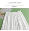 White 3-Tier Lace Trim Flare Skirt - Spring/Summer 2026 Collection